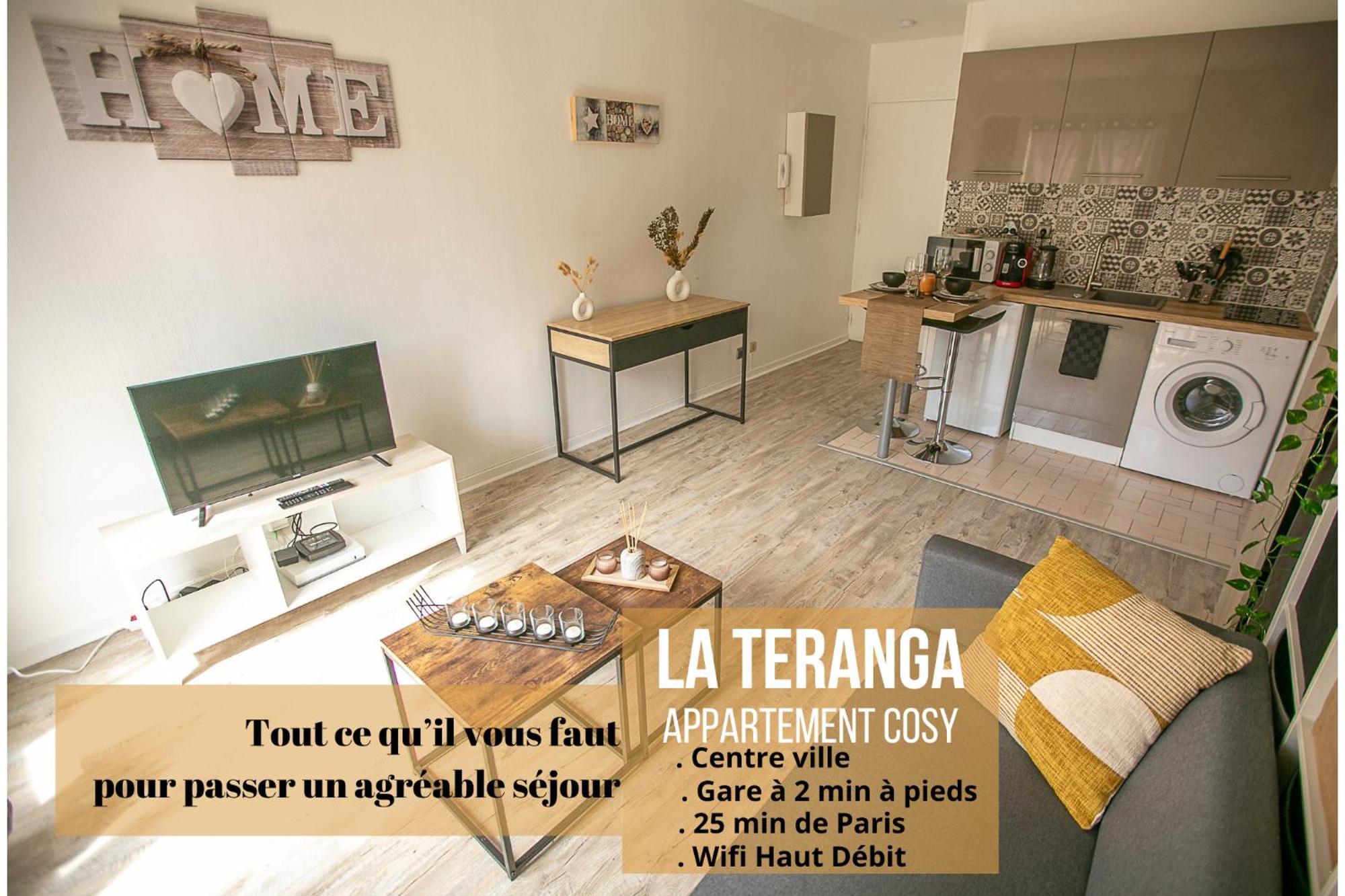 La Teranga - Wifi - Coeur De Ville - Gare Les Mureaux Exteriör bild
